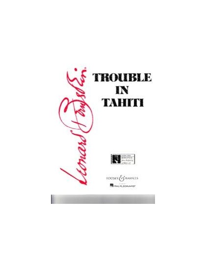 Trouble in Tahiti/ Vocal Score