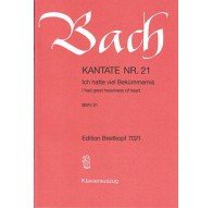 Kantate Nº 21 BWV 21/ Vocal Score