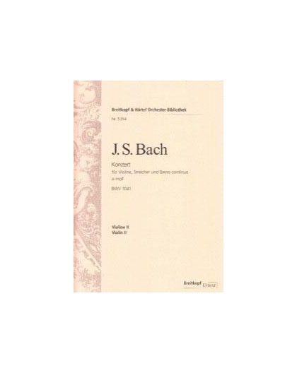 Konzert A moll BWV 1041/ Violín II