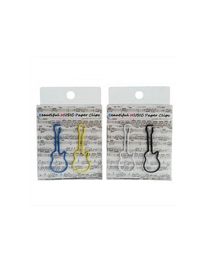 Clips Guitarra Eléctrica Colores Pack 12