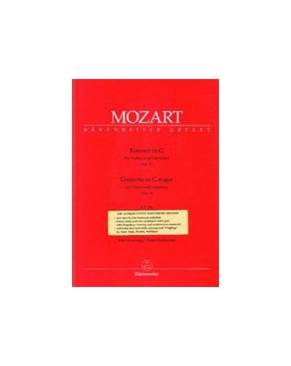 Concerto in G Major Nº 3 KV 216/ Red.Pno