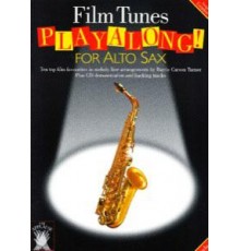 Film Tunes Playalong Alto Sax   CD