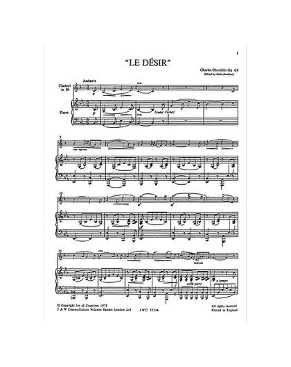 Le Desir Op. 65