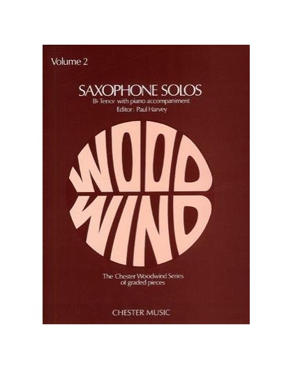 Saxophone Solos Volume 2 Tenor Sax/Pf