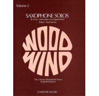 Saxophone Solos Volume 2 Tenor Sax/Pf