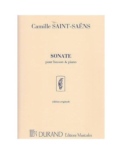 Sonate pour Basson et Piano Op. 168