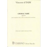 Choral Varié Op. 55/ Red. Pno.