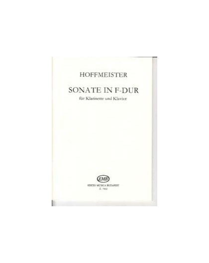 Sonate in F-Dur für Klarinette und Klavi