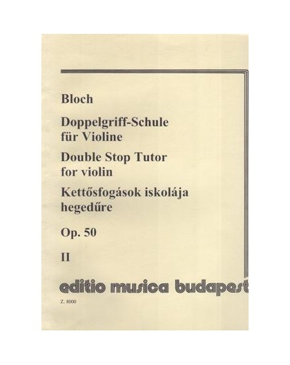 Double Stop Tutor for Violin Op.50 Vol.2
