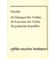 36 Ubungen für Violine