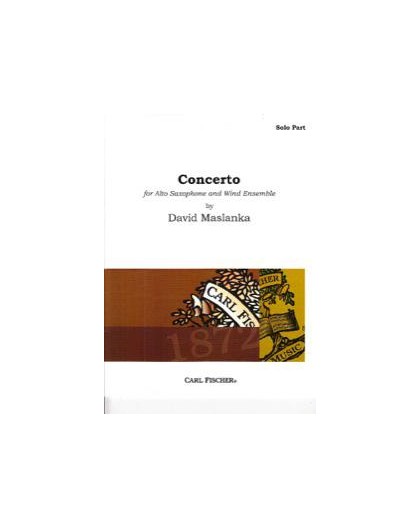 Concerto for Alto Saxophone/ Solo Part