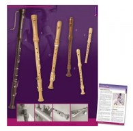 Poster Flautas Madera