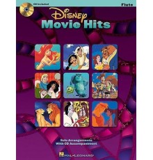 Disney Movie Hits Flute/ Book   Online