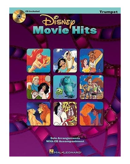 Disney Movie Hits Trumpet Book/Online Au