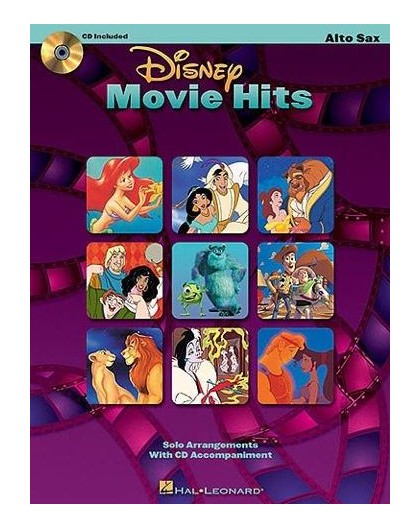 Disney Movie Hits Alto Sax/ Book