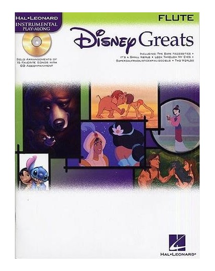 Disney Greats Flute Book Online Audio