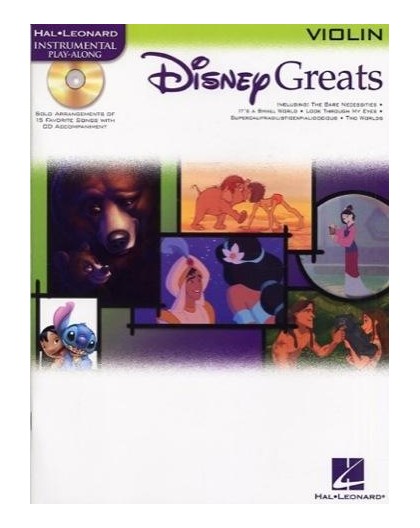 Disney Greats Violin/ Book Online Audio