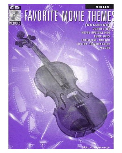 Favorite Movie Themes for Violin   CD