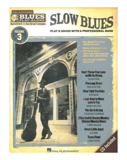 Blues Play-Along Slow Blues Vol. 3   CD