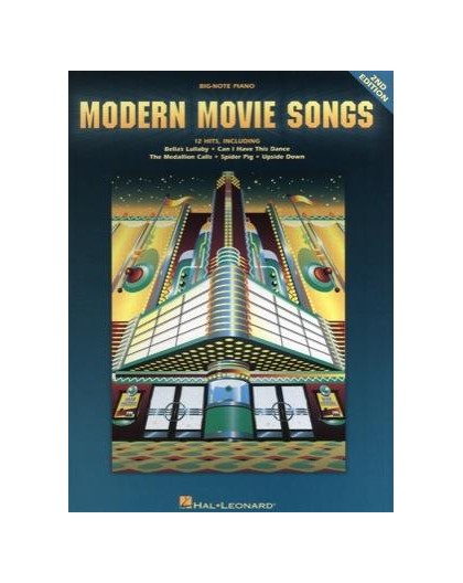 Modern Movie Songs. Big-Note Piano