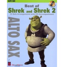 Best Of Shrek And Shrek 2 Alto Sax   CD