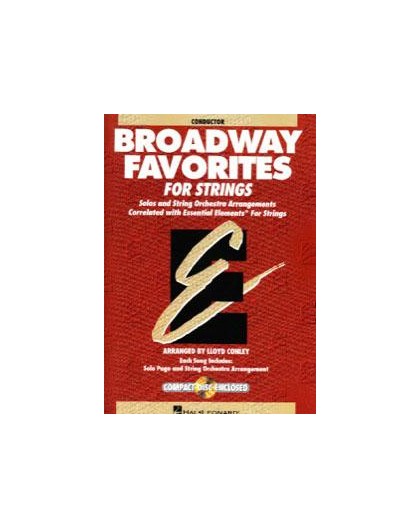 Broadway Favorites for Strings. Conducto