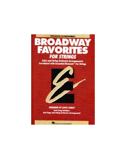 Broadway Favorites for Strings. Percussi