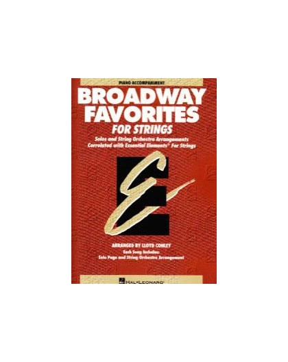 Broadway Favorites for Strings. Piano