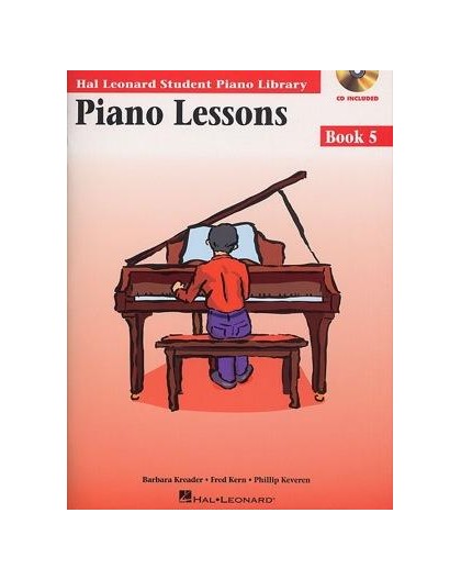 Piano Lessons Book 5/ Book Online Audio