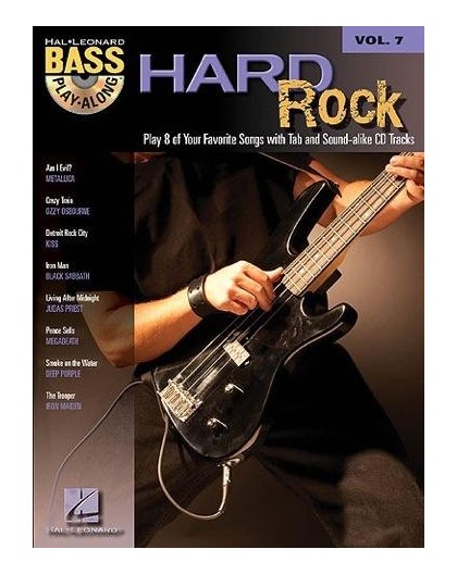 Bass Play-Along Hard Rock Vol. 7   CD