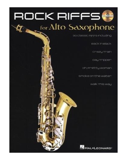 Rock Riffs Alto Saxophone   CD