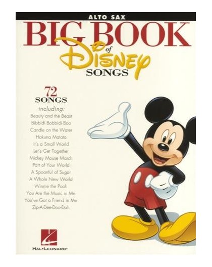 The Big Book of Disney Songs Alto Sax