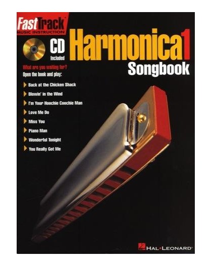 Fast Track Harmonica Songbook 1 Book/ On