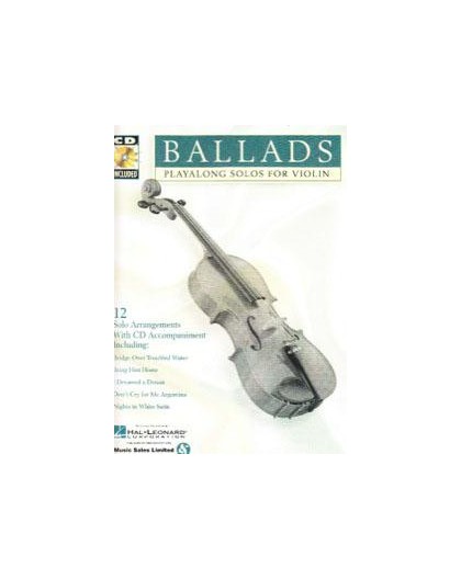 Ballads Playalong Solo for Violin   CD