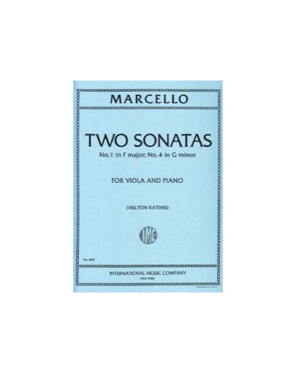 Two Sonatas Nº1 F Major. Nº 4 G minor
