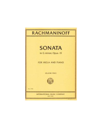 Sonata in G minor Op. 19