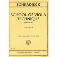 School of Viola Technique Vol. III