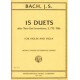 15 Duets (After Two-Parts Inventions, S.