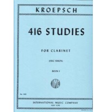 416 Studies for Clarinet Book I