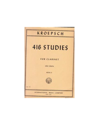 416 Studies for Clarinet Book II