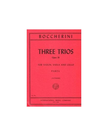 Three Trios Op. 38/ Parts
