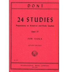 24 Studies Op. 37 Preparatory to Kreutze