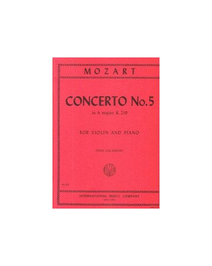 Concerto Nº 5 in A Major KV 219/ Red.Pno