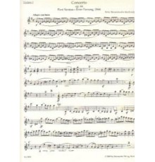 Konzert E minor Op. 64/ Violin I