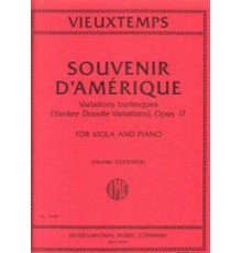 Souvenir D?Amérique Op. 17. Variations B