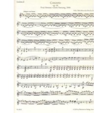 Konzert E minor Op. 64/ Violin II