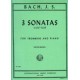 Three Sonatas BWV 1027-1029 for Trombone