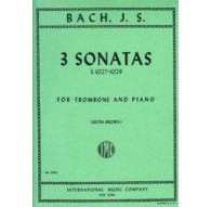 Three Sonatas BWV 1027-1029 for Trombone