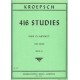 416 Studies for Clarinet Book III