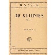36 Studies Op. 43 for Viola